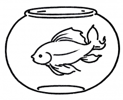 Free Goldfish Clip Art Black And White, Download Free Clip ...