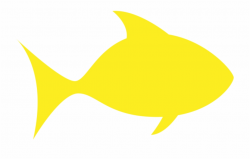 Group Of Simple Clip Art Goldfish Pencil - Clip Art Yellow ...
