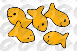 Goldfish snack clipart » Clipart Station