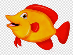 fish fish yellow cartoon goldfish clipart - Fish, Yellow ...