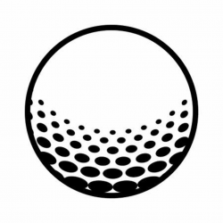 Golf ball clipart black and white 2 » Clipart Station