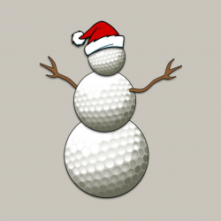 Funny Christmas Golf Balls Snowman for Golf Players