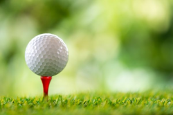 Golf ball with green background | Golf ball, Green ...