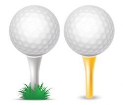 Free clipart golf ball on tee 3 » Clipart Station