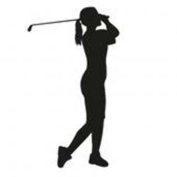 Woman Golfer Clip Art - Royalty Free - GoGraph