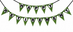 Retirement banner clip art - Clip Art Library