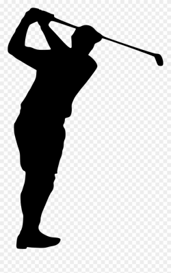 Golfing Clipart Golf Player - Golfer Silhouette Png Free Transparent ...