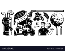 Golf clipart