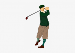 Golfer Drawing Watercolor - Golf Player Clipart Free Transparent PNG ...