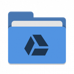 Folder blue google drive Icon | Papirus Places Iconset ...