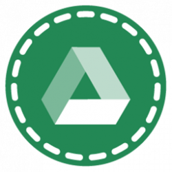 Google Drive Icon - Hand Stitch Round Social Icons ...