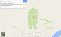 Who Drew This Peeing Android Logo on Google Maps?
