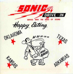 Sonic Drive-In logo (1963) in 2019 | Fast food logos, Logo ...