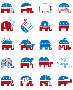 Political Animal: The Ever-Evolving Republican Elephant Logo ...