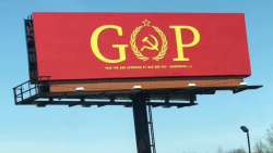 Leftist Billboard in Indiana Accuses GOP of Being Communists ...