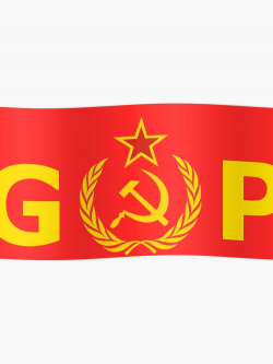 2018 New GOP Logo | Trump Russia Shirt | Good Old Party | Good Ole Party  Logo | Republican Party | Poster