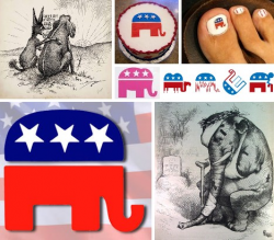 Political Animal: The Ever-Evolving Republican Elephant Logo ...
