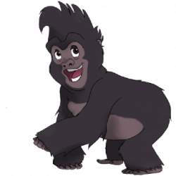 Baby gorilla pic clipart images gallery for free download ...