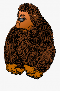 Brown Gorilla Clipart #311338 - Free Cliparts on ClipartWiki