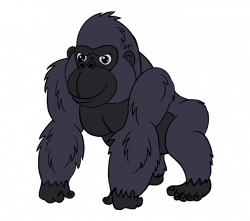 Gorilla Drawing Terk Cartoon - gorilla vector png download ...