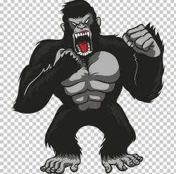 Gorilla Graphics T-shirt King Kong PNG, Clipart, Animals ...