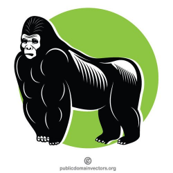 Gorilla monkey | Public domain vectors