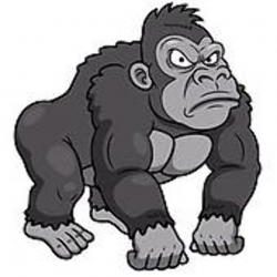 Silverback Gorilla Clip Art - Clip Art Library