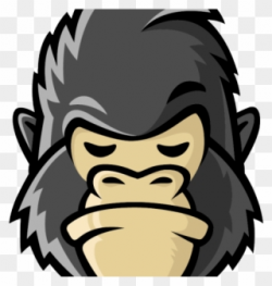Gorilla Clipart Strong - Gorilla Vape - Png Download ...