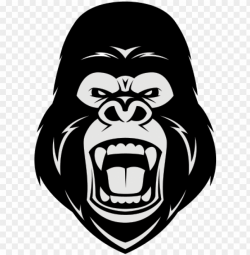 Download for free 10 PNG Gorilla logo face top images at ...