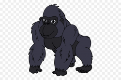 Gorilla Cartoon clipart - Pencil, transparent clip art