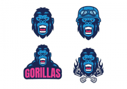 Gorilla Vector - Download Free Vectors, Clipart Graphics ...
