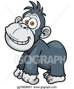 Vector Art - Gorilla. Clipart Drawing gg70826601 - GoGraph