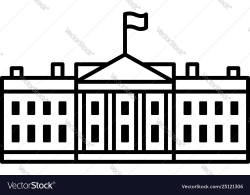 White house white house government building icon