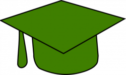 Green Grad Cap Clip Art at Clker.com - vector clip art online ...