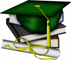 HD Graduation Hats Transparent Png Images - Green Graduation Cap ...