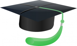 Graduation hat hd graduation cap with green clipart hat pictures ...
