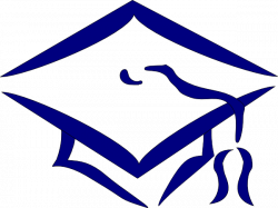 Graduation Cap Navy Clip Art at Clker.com - vector clip art online ...