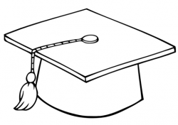 Graduate Cap coloring page | Free Printable Coloring Pages