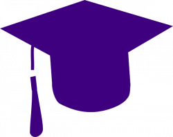 Purple Grad Cap Clip Art at Clker.com - vector clip art online ...