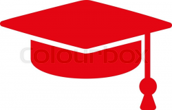 Red Graduation Cap Clipart | Free download best Red Graduation Cap ...