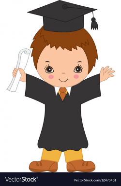 Little Boy Graduating