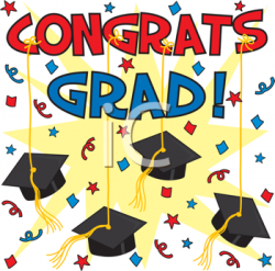 Royalty Free Clipart Image of a Graduation Background | graduation ...