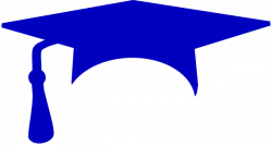 Royal Blue Graduation Cap SVG Clip arts download - Download Clip Art ...