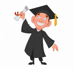 College Graduation Clipart - Graduate Student Clipart Png Free PNG ...