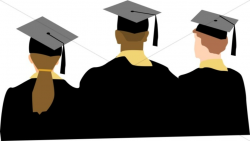 Graduation ceremony clipart college graduate pencil and in color ...
