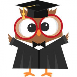 Silhouette Design Store: graduation owl | WGU | Graduation clip art ...