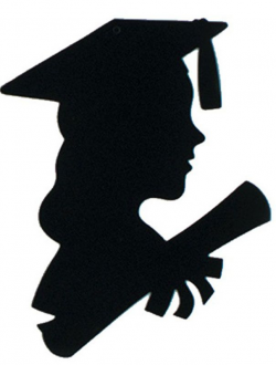 Female Silhouette Graduate Clipart - ClipArt Best | hand made ...