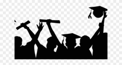 Graduation Clipart Silhouette - Graduation Silhouette Png ...