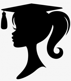 Graduation Crafts - Graduation Girl Silhouette - Free Transparent ...