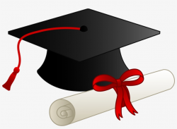 High School Cap And Gown - Graduation Clipart - Free Transparent PNG ...